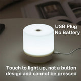Hjemix | Kreativ USB Nattbordlampe - Touch-Dimming LED Nattlys for Soverom & Studenthybel