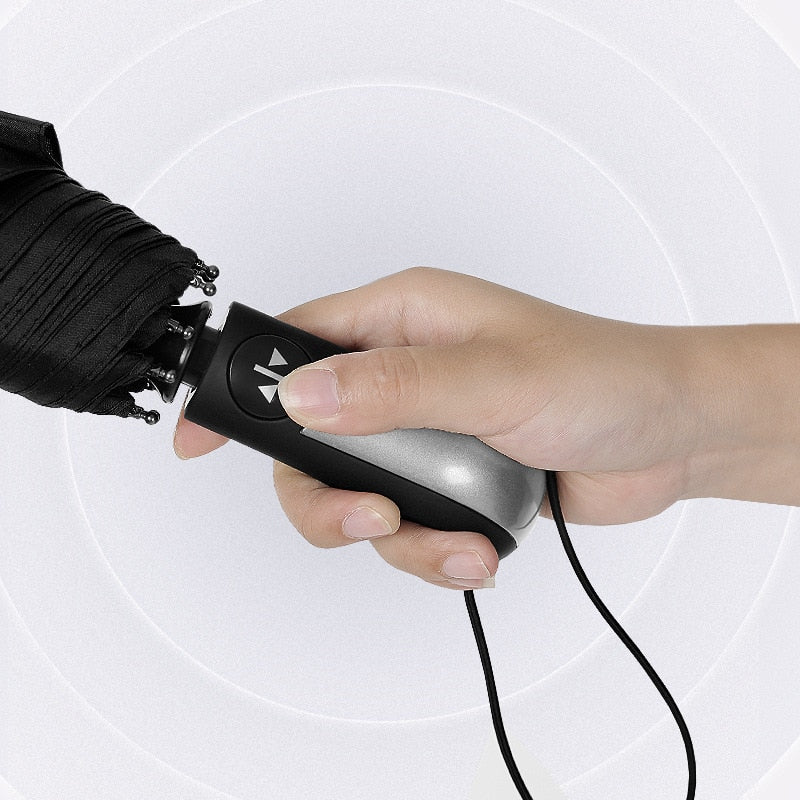 Hjemix | Vindbeskyttende Anti-UV Automatisk Elegant Paraply