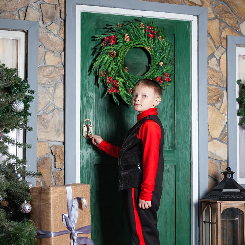 Hjemix | Rød Bær Julekrans