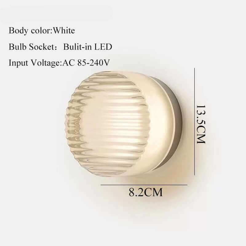 Hjemix | Futuristisk og unik solid Plexiglass vegglampe