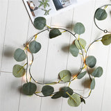 Hjemix | Kunstige vinplanter med LED-lamper for oppheng