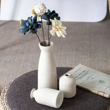 Hjemix Vase Sett Av 3, Blomster Vaser For Rustikk Hjemmedekor, Moderne Bondegård Dekor, Stue Dekor, Hylle Dekor, Bord Dekor