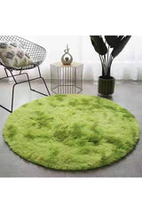 Myk Fluffy Rund Teppe
