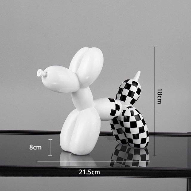 Hjemix | Luksuriøs Hjemmedekor, Ballonghund Dekorasjon, Kontorpult Tilbehør, Dyre Dekorasjon, Moderne Populær Kunst, Nordiske Statuer