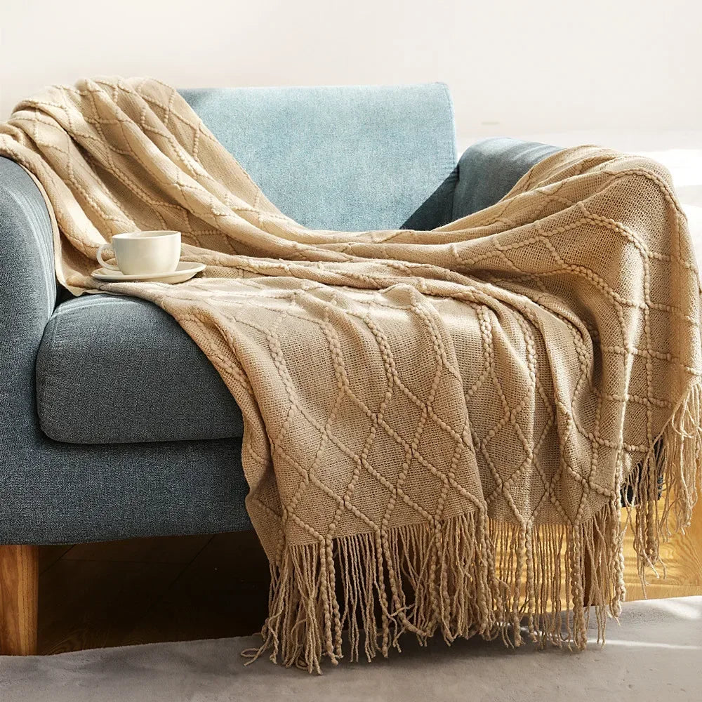 Hjemix | Nordic Style Dick Strikket Teppe