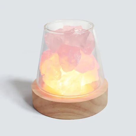 Hjemix | Himalaya Saltlampe - Krystall Nattlys & Aromaterapi Diffuser