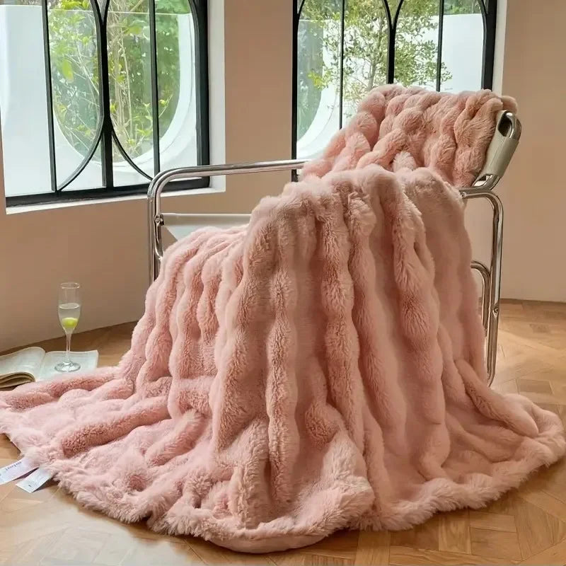 Hjemix | PlushCozy | Faux Fur Vinterteppe