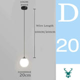 Hjemix | Mid-Century Modern Glass Ball Pendant Light