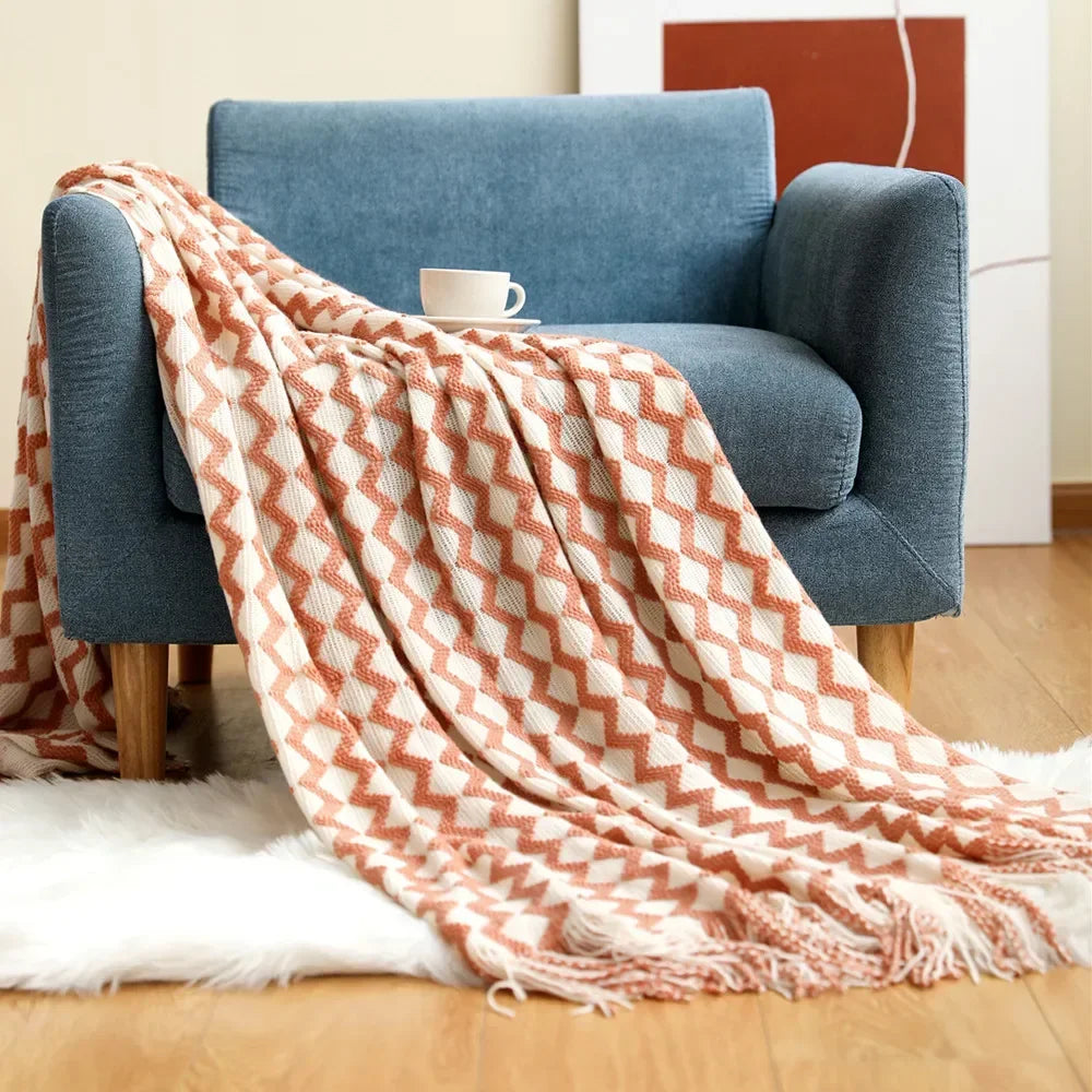 Hjemix | Nordic Style Dick Strikket Teppe