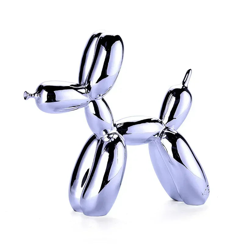 Hjemix | Nordisk Ballonghund Skulptur Harpiks Dyreskulptur Kunst Skulpturer og Figurer Håndverk Hjem Innredning Rom Desktop Tilbehør