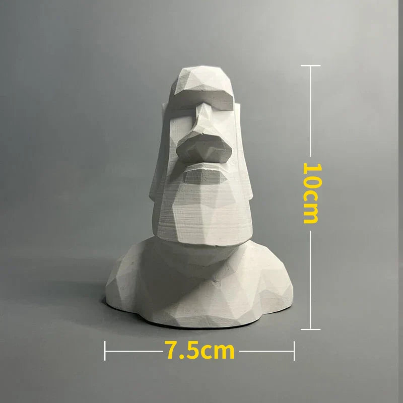 Hjemix | Nordisk INS Stil Karakter Gips Statue DIY Malt Skisse Fotografi Rekvisitter Bord Dekorasjoner Hjem Kunst Gips Dekorasjon