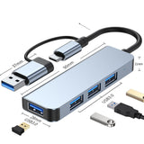Hjemix | Thunderbolt 3 USB-C Hub med HDMI, PD, SD/TF for MacBook Air M1 og iPad Pro