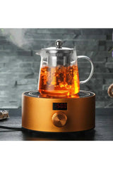 Hjemix | Teapot i glass med infuser i rustfritt stål