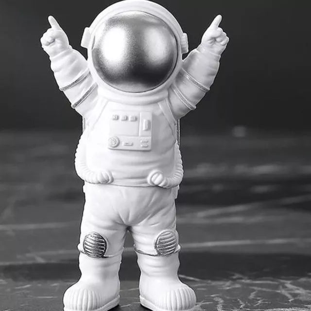 Hjemix | Harpiks Astronaut Figur Statue Rom Reisende Skulptur Utdanningsleketøy Skrivebordsdekorasjon Astronaut Modell For Barn Gave