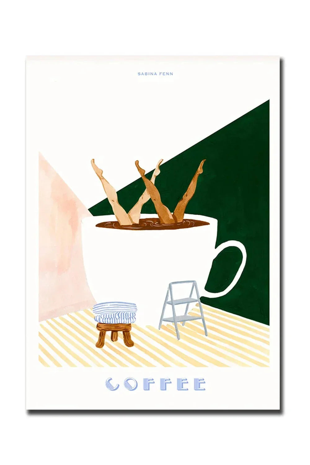 Hjemix | God Morgen Kaffe Lerret Plakat
