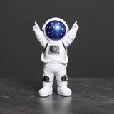 Hjemix | Harpiks Astronaut Figur Statue Rom Reisende Skulptur Utdanningsleketøy Skrivebordsdekorasjon Astronaut Modell For Barn Gave