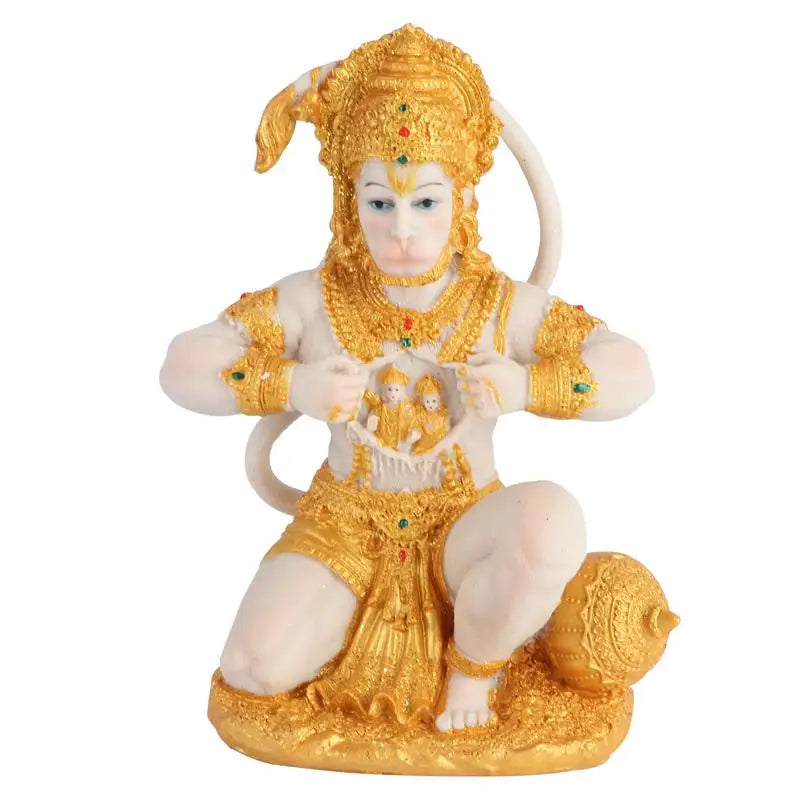 Hjemix | 1 Stykke Hanuman Buddha Ape Gud Figur Southeast Asian Stil Hjem Skulptur Herre Hanuman Statue Buddha Figur Ornament