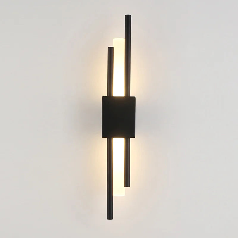 Hjemix | Moderne LED Vegglampe: Innendørsbelysning for Hjem, Soverom, Nattbord, Stue, Hotell og Gangdekorasjon