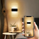 Hjemix | Éclatante - Berøringspanel Vegglampe USB-oppladbar