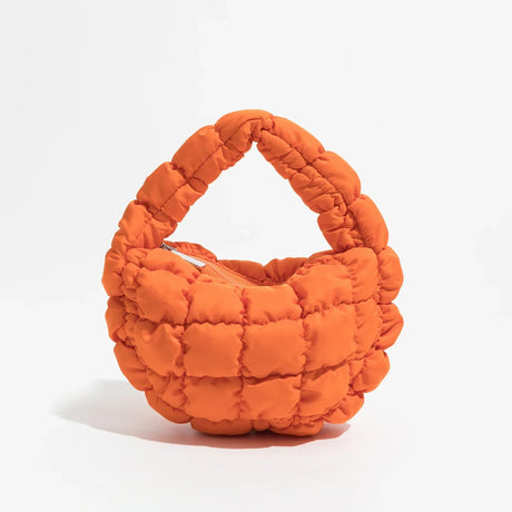 Hjemix | Livlig quiltet rund mini bag