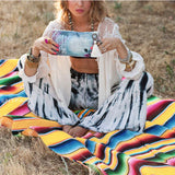 Hjemix | Fargerik meksikansk serape-teppe