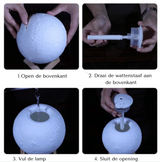 Luftrenser | Månelampe og luftfukter i ett