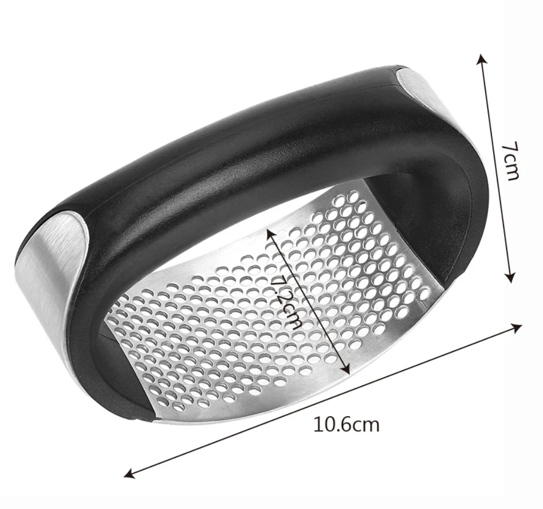 GarlicPress Pro - Stilig Kjøkkenverktøy i Rustfritt Stål