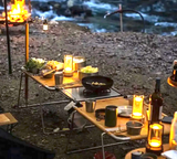 Hjemix | – Bærbar trådløs LED-lanterne med ladestasjon