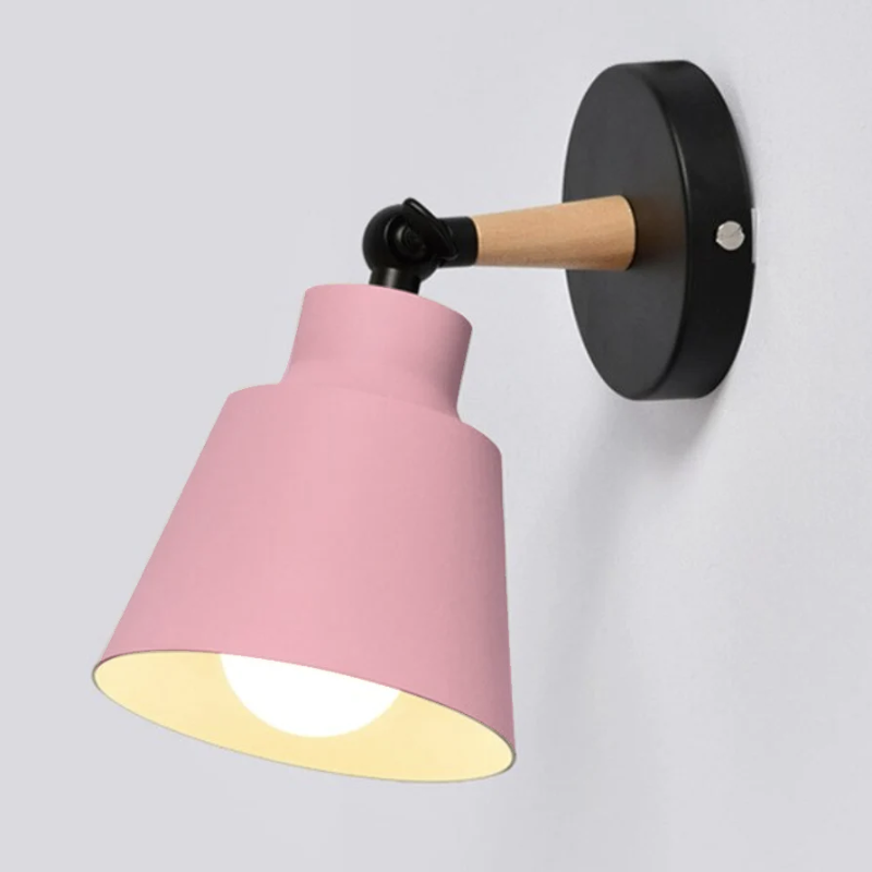 Hjemix | RoyaleGlow Sleek Modern Wood Wall Lamp - Moderne Hjemmelys