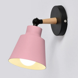 Hjemix | RoyaleGlow Sleek Modern Wood Wall Lamp - Moderne Hjemmelys