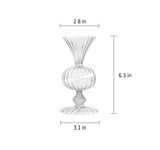 Hjemix | Petal-Teksturert-Glass Akenter & Vaser