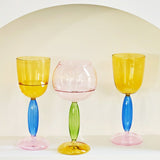 Hjemix | Borosilicate 3-Farge Glass - Vin Glass