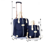 Hjemix | 2 i 1 Trolley Reise Bag med en boarding bag