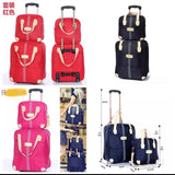 Hjemix | 2 i 1 Trolley Reise Bag med en boarding bag