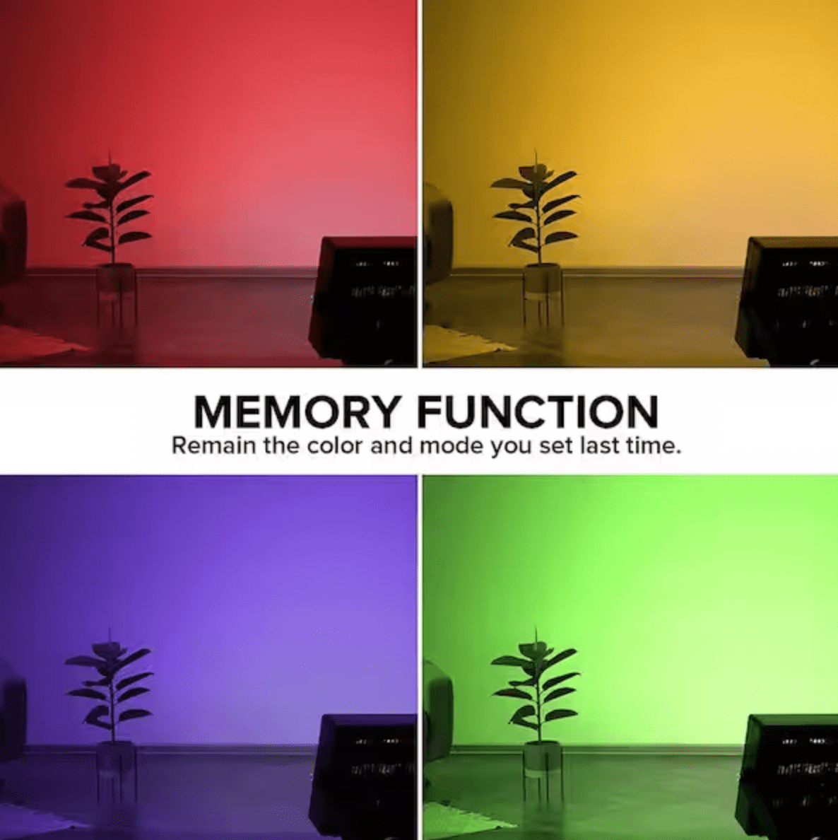 Hjemix | RGB LED Flomlys med Fjernkontroll