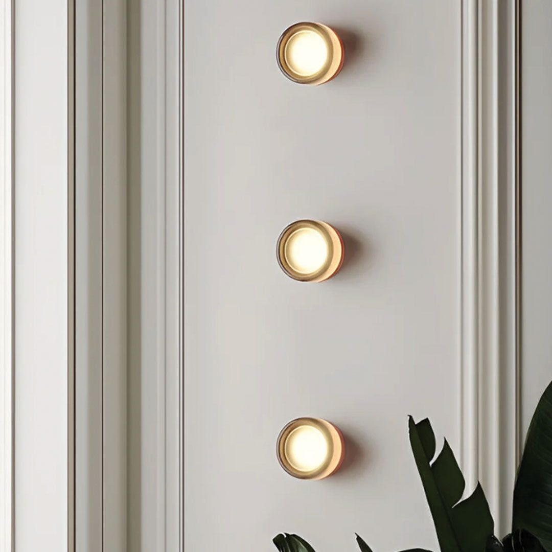 Hjemix | Elegant Dimple Vegglampe for et Moderne Hjem