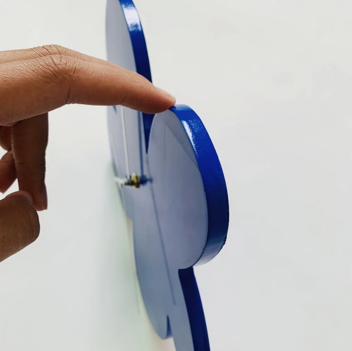 Hjemix | Lite Blå Geometrisk Veggur