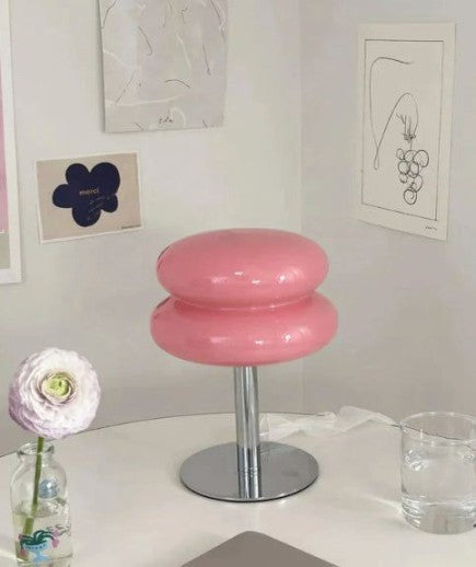 Hjemix | LueurRose – Retro Bordlampe med Dimbar LED og USB