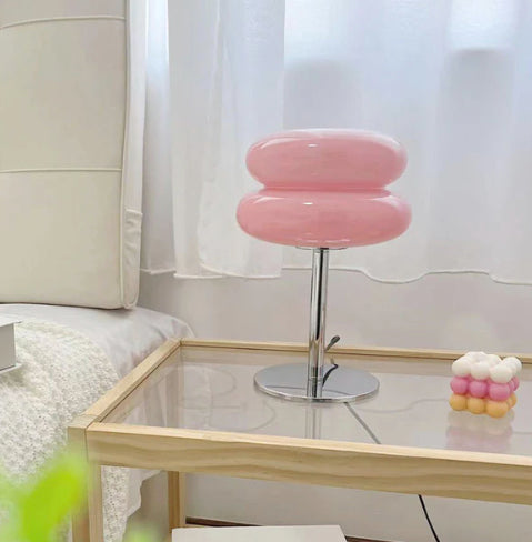 Hjemix | LueurRose – Retro Bordlampe med Dimbar LED og USB