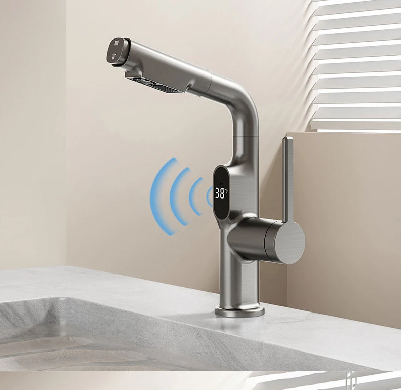 Hjemix | SmartFaucet Pro: Intelligent kran med digital skjerm