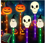 Hjemix | Halloween gresskarhage solcellelampe