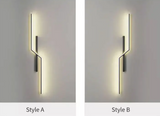 Hjemix | Linjer Kreativ LED Moderne Minimalistisk Vegglampe Dekorative Vegglamper Belysning