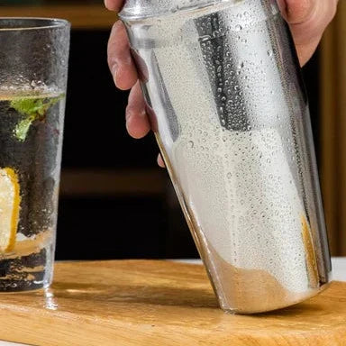 Hjemix | MixArt Metallisk Bar Sett | Elegant Cocktail og Bartender Sett | Perfekte Drikker Laget Enkelt