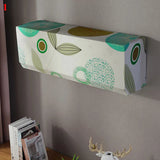 Hjemix | Polar Fleece Klimaanlegg dekning: Veggmontert anti-støv beskyttelse, lett å rengjøre polyester AC dekning for husholdningsbruk