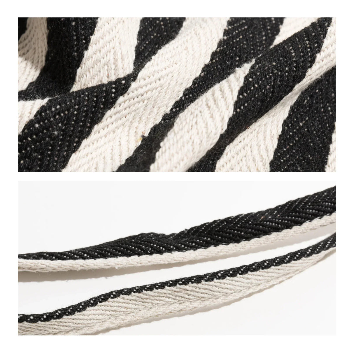 Hjemix | Stripete lin totebag