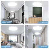 Hjemix | IRALAN Ultra-tynn Rund LED Taklampe - Allsidig Belysning for Ethvert Rom, 18W til 48W Alternativer
