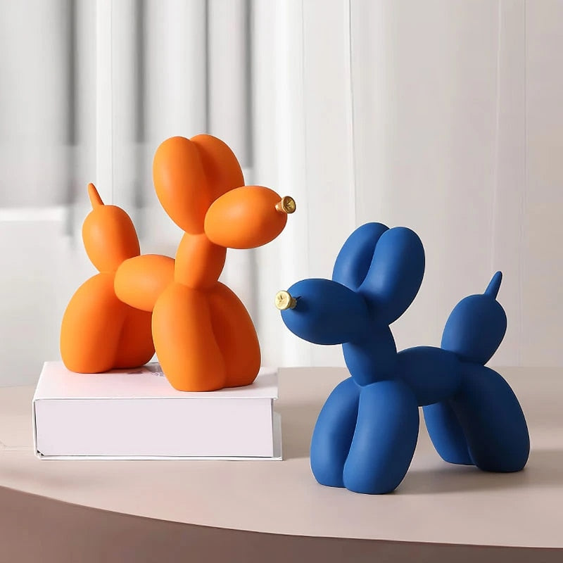 Hjemix | Luksuriøs hjemmedekor, ballonghund dekorasjon, kontorbordtilbehør, dyre dekor, moderne populær kunst, nordiske statuer