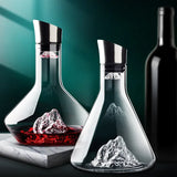 Hjemix | 1500ml Iceberg Decanter Kreativ blyfri krystallmateriale luksus høy-kvalitets hjem rødvin vin distributør karaffel vin mugge