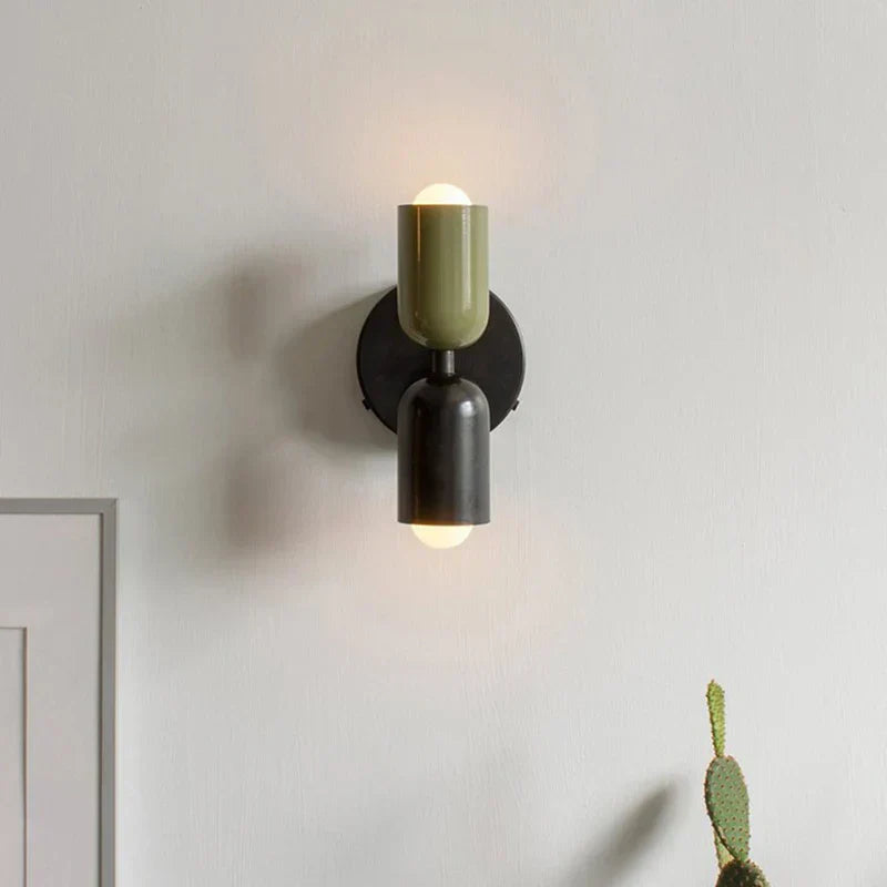 Hjemix | Moderne Led-Vegglampe Fargerik Nordisk Vegglampe Romdekorasjon Innendørs Belysning Vegglamper For Soverom Nattbord Stue Lampe