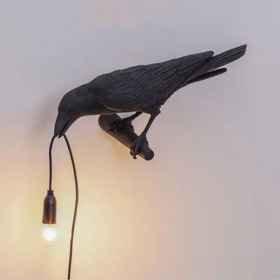 Hjemix | Moderne Lucky Bird Bordlampe – Kreativ Resin Dyre Design for Soverom og Stue